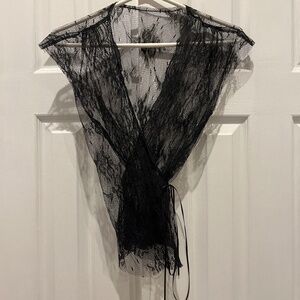 Black lace top